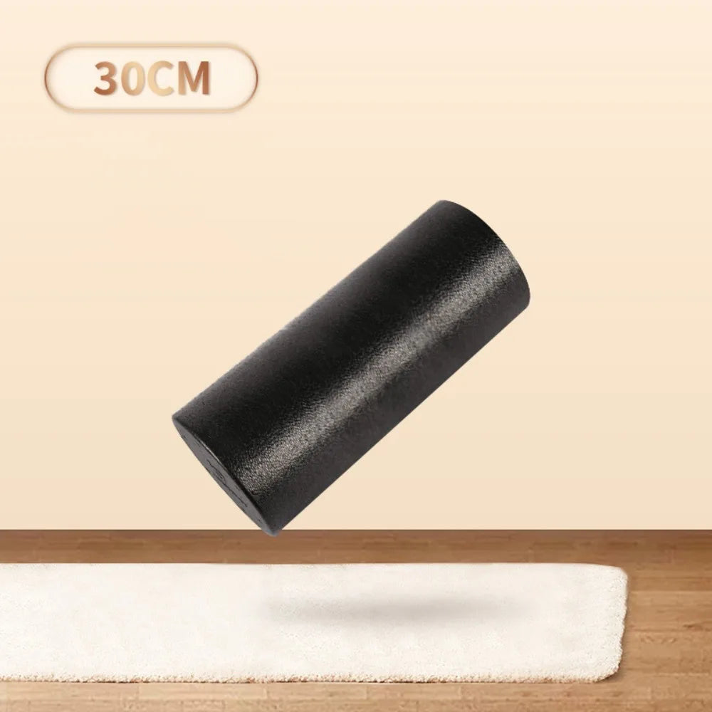 High-Density Foam EPP Yoga Foam Roller Black Portable Solid Foam Roller Solid Foam Shaft Message Roller Body Exercises