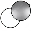60cm 2 in 1 Collapsible Round Photography Reflector Photo Studio Outdoor Light Diffuser Multi-Disc With Carry Bag
