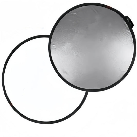 60cm 2 in 1 Collapsible Round Photography Reflector Photo Studio Outdoor Light Diffuser Multi-Disc With Carry Bag