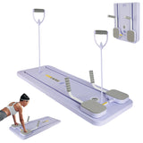 Multifunctional Pilates Board Full Body Fitness Trainer Foldable Fitness Pushup Board Abdominal Board Home Gym Exercise Board