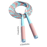 Beads Jumping Rope, Adjusted Segmented Fitness Skipping Rope for Women Man Kid Jump Rope, Workout and Weight Loss