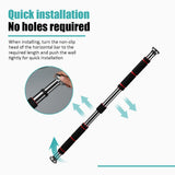 Home Fitness Horizontal Bar Pull-Up Bar, Special Fitness Equipment for Fitness, Adjustable from 60cm to 100cm , Suitable for Bodybuilding Men to Exercise Hand, Chest and Shoulder Strength, Easy to Carry, Simple to Install, Su