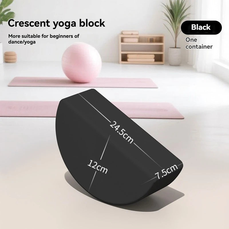 Half Round Yoga Block,Stretching Half Moon Balance Block AntiSlip for Workout Foot Core Strength Indoor Sports Training Home Gym