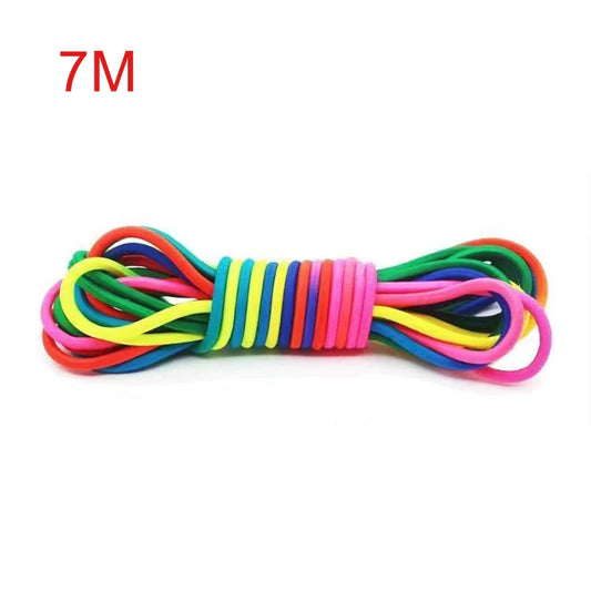 5-10M Super Elastic Jump Rope Endurance Training Fun Exercise Toys Indoor Outdoor Home Group Adjustable Rubber Jump Rope Strap