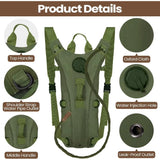 Sport Hydration Pack Backpack Water-proof Nylon Water Bag with 3 Liter Bladder for Hiking Cycling Climbing
