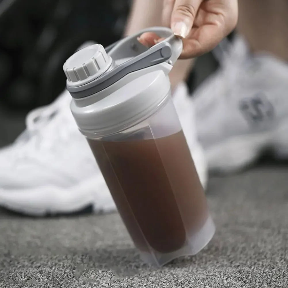 500ml/700ml Portable Water Bottle For Drink Plastic Leak Proof Sports Bottles Protein Shaker Water Bottle Drinkware BPA FREE