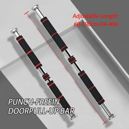 Door mounted horizontal bar home indoor fitness equipment without punching pull up single and parallel bar door frame trainer