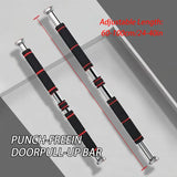 Door mounted horizontal bar home indoor fitness equipment without punching pull up single and parallel bar door frame trainer