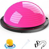 46cm High Quality Yoga Balance Ball Strong Half Home Gym Fitness Ball Explosion-Proof Pilates Fitball Wave Speed Ball