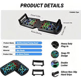 Portable Multifunctional Push-up Board - Fitness and Muscle Training Device Home Workout Set Foldable Push Up Bar Resistance