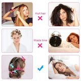 10Pcs/Lot Hair Curlers Soft Sleep Pillow Hair Rollers Set Best Flexible Foam and Sponge Magic Hair Care DIY  Styling Tools  curl