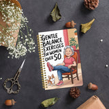 Yoga Notebook For Elderly Chair Design Paper Spiral Binding Portable For Yoga Classes Daily Notes Health Tracking Journals