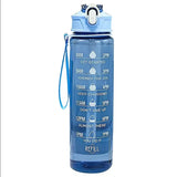 750-900ML Large Capacity Sports Water Bottle Leak Proof Colorful Plastic Cup Drinking Outdoor Travel Portable Gym Fitness Jugs