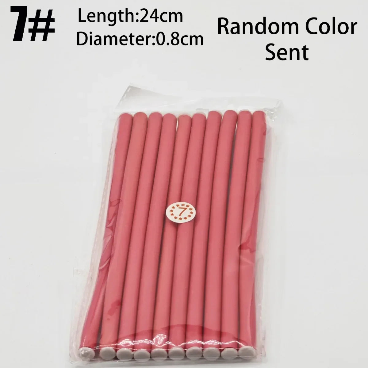 10pcs Flexible Hair Curling Rod Hair Curler Makers Soft Foam Bendy Twist Curls Flexi Rollers Styling Tools Hair Roller No Heat