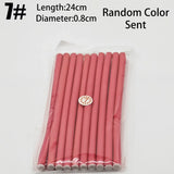 10pcs Flexible Hair Curling Rod Hair Curler Makers Soft Foam Bendy Twist Curls Flexi Rollers Styling Tools Hair Roller No Heat