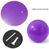 25cm Inflatable Yoga Ball Multi-purpose Sports Fitness Pilates Ball Practical Balance Gym Pump Yoga Training Balloon