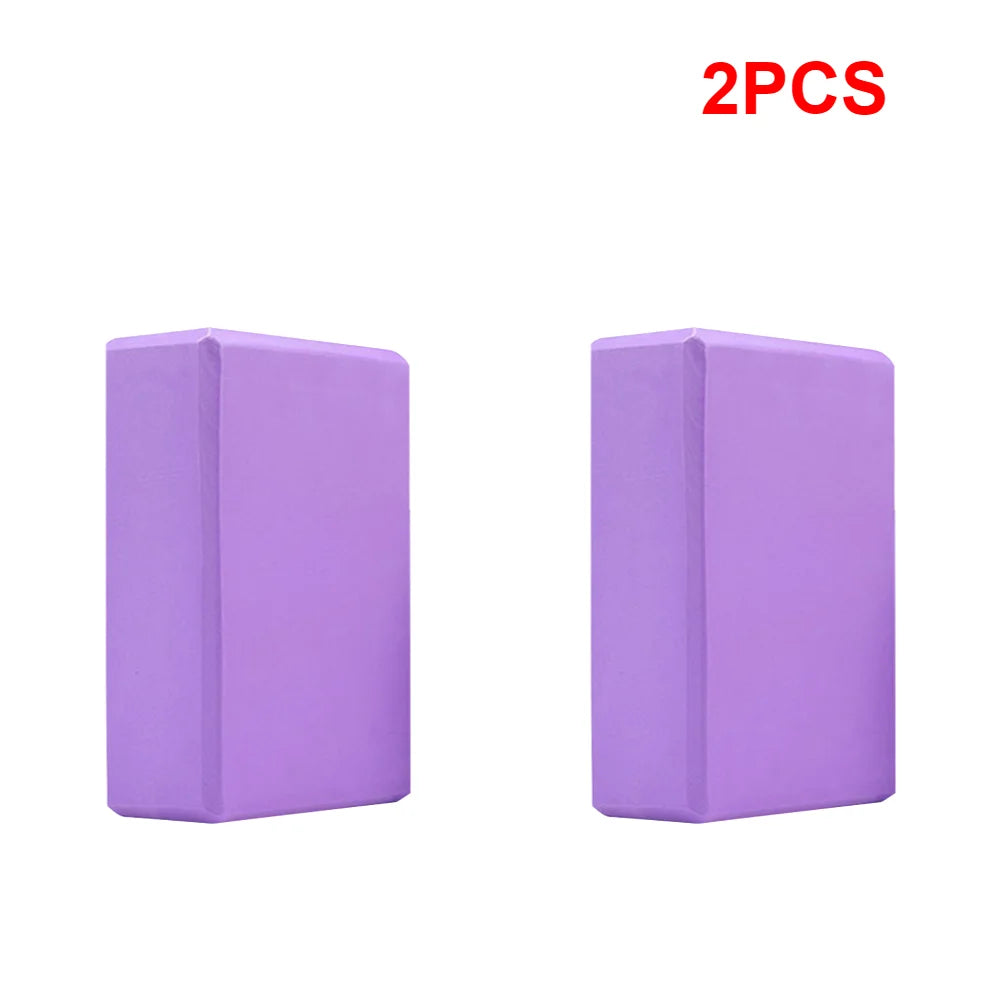 1-5PCS EVA Yoga Building Blocks Cubes Reinforcement Mats Sports Pilates Bricks Exercise Home Exercise Fitness Blocks for Yoga