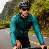 WOSAWE Men’s Cycling Windbreaker Jacket Waterproof Windproof Reflective Bike Coat Lightweight Outdoor Sports Apparel Portable