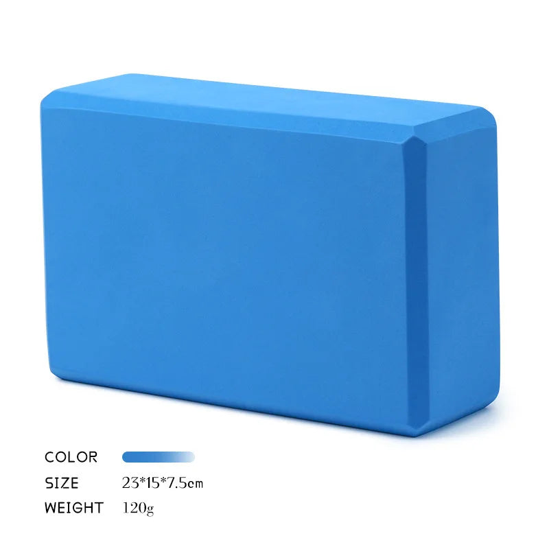 Lezyan EVA Yoga Brick 120g Split Practice Brick High Density Yoga Blocks Pilates customized  Accessories Equipment Fitness