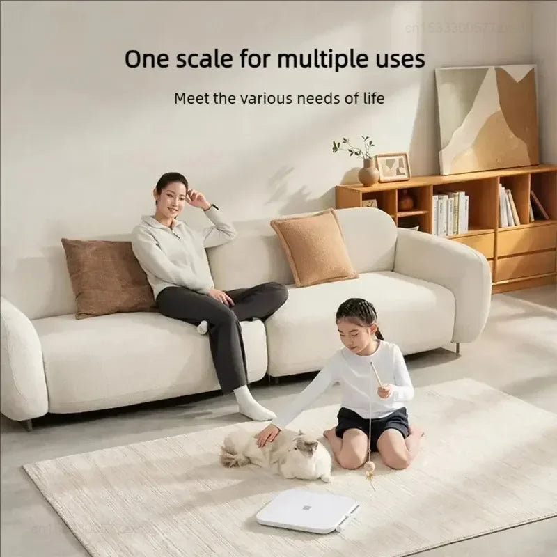 Mijia Smart Scale S800 8-Electrode Body Mi Fat Scale Bluetooth Dual-Frequency BIA Tempered Glass Works With Mi Home App