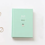 365 Planner Notebook Colorful Inner Page Illustration Daily Yearly Plan Diary Book Record Life Agenda Journal Notepads
