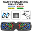 Multifunctional Push-Up Board - Fitness and Muscle Training Equipment, Home Exercise Set  Foldable Push-Up Rod,Resistance Device