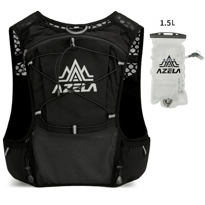 Outdoor Trail Running Backpack Ultralight Running Race Hydration Vest Breathable Jogging Vest for Marathon Cycling Hiking Trail
