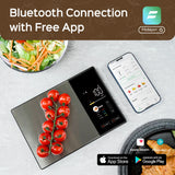 Smart Kitchen Scale Connects to Mobile App for Food Calorie Calculation Fitness Weight Loss Body Management
