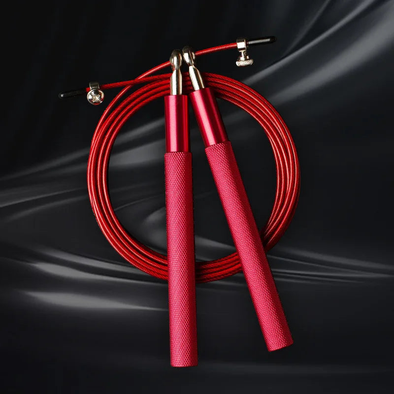Men Women Speed Jump Rope Kids Skipping Rope Gym Workout Equipment Steel Wire Bearing Adjustable Fitness MMA Training