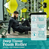 33cm Fitness Foam Roller Yoga Massage Roller EPP Pilates Foam Body Muscle Massage Roller Therapy Exercises Gym Home Exercise