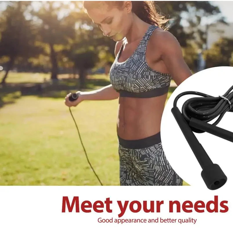 1PC 2.8M Speed Jump Rope Professional Children Adult Gym PVC Jumping Rope Adjustable Fitness Equipment Muscle Boxing Training