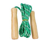 Sports Skipping Rope Wood Grip Handle Children Kid Fitness Equipment Training Practice Speed Jump Random Color