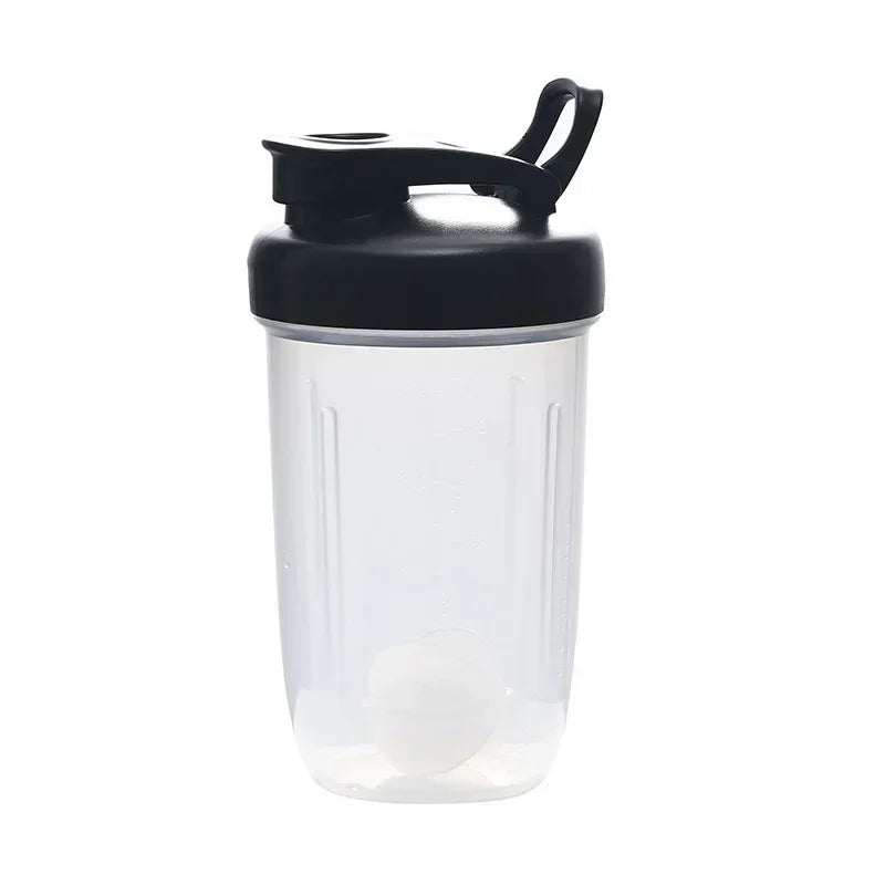Shaking Cup 400ml Protein Powder Shaker Bottle Leak Proof Water Bottle for Gym Outdoor Fitness Training Sport Mixing Cup