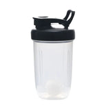 Shaking Cup 400ml Protein Powder Shaker Bottle Leak Proof Water Bottle for Gym Outdoor Fitness Training Sport Mixing Cup