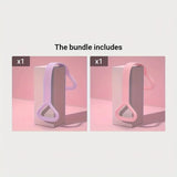 1pc ProFlex 8-Shaped Silicone Yoga Resistance Band - Universal Elastic Fitness Stretching Rope for Back, Waist, Arm Exercise