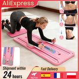 Multifunctional Fitness Board Abdominal Board Foldable Push Up Plate Ab Pilates Board Reformer Fitness Core Workout Equipment