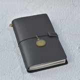 100% Genuine Leather Journal Refillable Travel Notebook Retro DIY Handmade Diary Sketchbook School Office Gift Customized