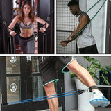 Resistance Bands with Handles Portable Workout Bands for Men Women Home Strength Training