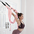 A Universal Yoga Stretching Strap with Door Anchor, Polyester Fitness Strap, Leg Stretch, Backbend Assisted Dance, Ballet