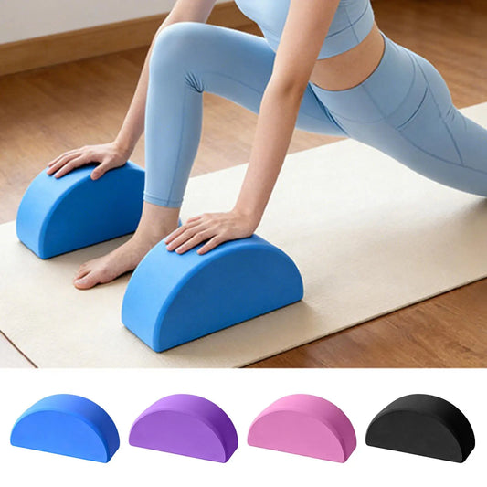 Half Round Yoga Block,Stretching Half Moon Balance Block AntiSlip for Workout Foot Core Strength Indoor Sports Training Home Gym