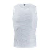 Cycling Base Layer Reflective Underwear White Jersey Sport Vest Men Undershirt Quick Dry Elastici Road Bike