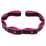 Yoga Stretch Resistance Bands Adult High Elasticity Multi-Segment Belt Yoga Assisted Stretching Belt Yoga Fitness Products