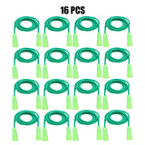 2/4/8/16Pcs Cotton Rubber Skipping Rope For Fitness Elementary School Cloth Braided Rope Fitness Student School Exercise