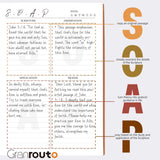 S.O.A.P Method Bible Study Journal, Prayer & Devotional Notebook, Religious Gift for Men Women