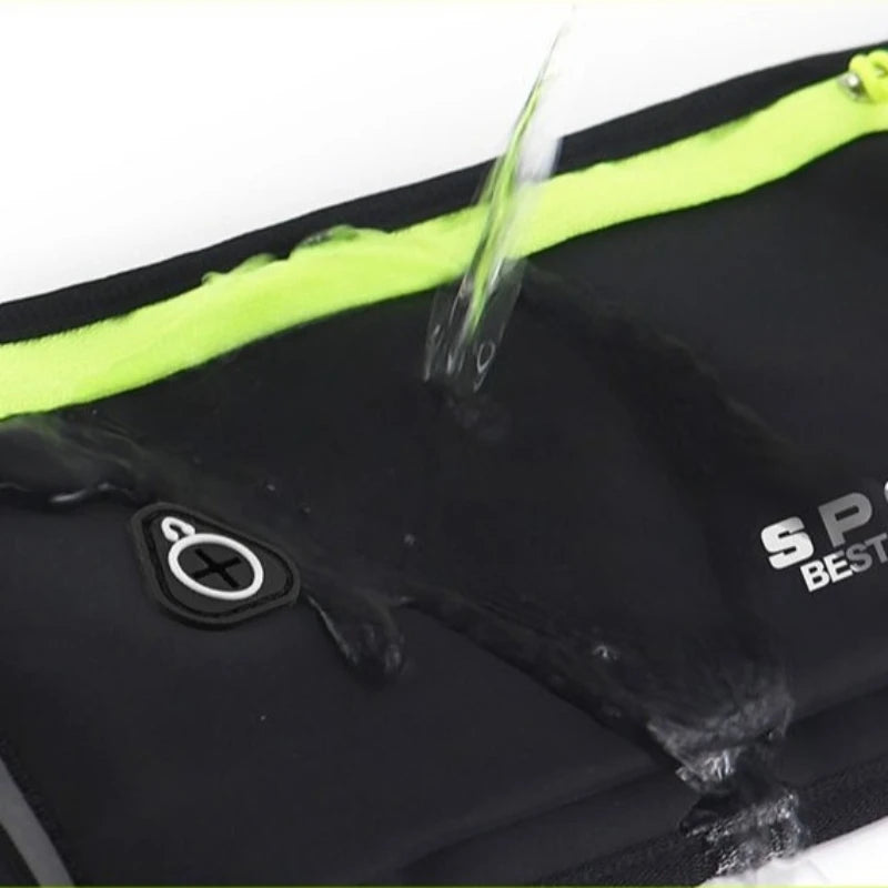 Fanny Pack for Women Men, Slim Running Belt Waist for Running Sports Hiking Traveling Cycling Workout, with Water Bottle Pocket