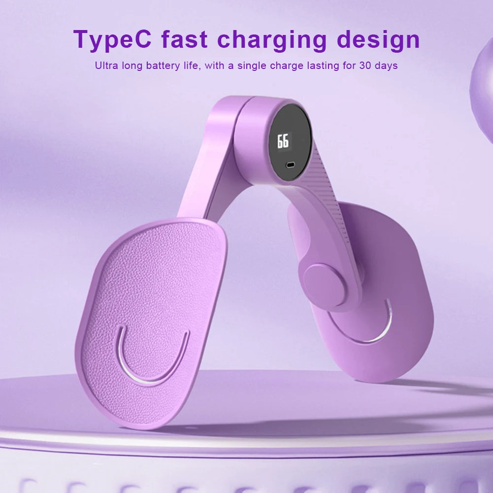 Pelvic Floor Muscle Trainer Pelvic Floor Strengthener 360 Degree Adjustment Hip & Inner Thigh Exercise Equipment for Gym Yoga