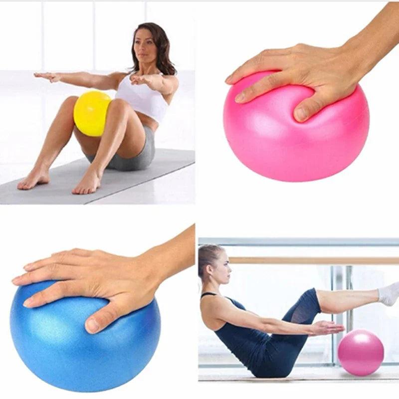 25cm Anti-Burst Yoga Ball - Heavy Duty PVC Core Training Ball for Pilates/Gym/Home, 1000KG Capacity (9 Inch)