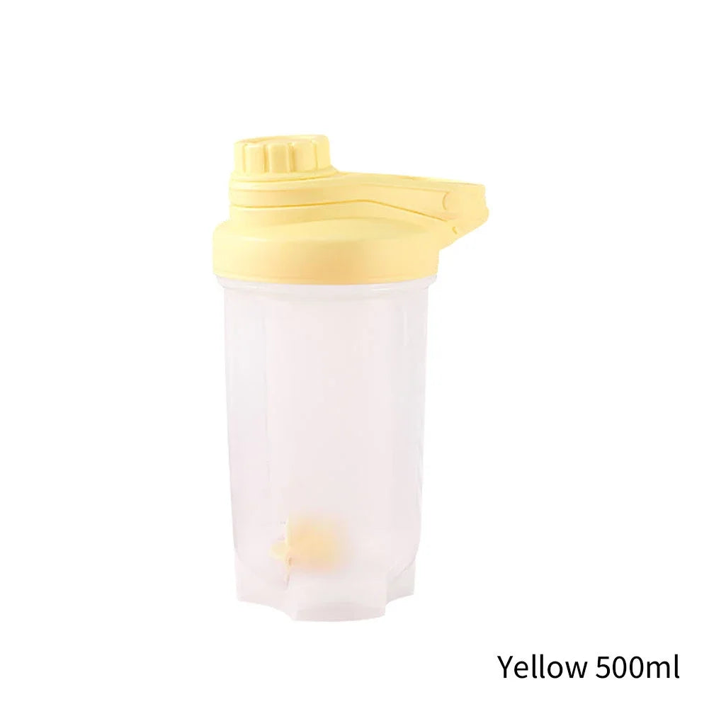 500ml/700ml Portable Water Bottle For Drink Plastic Leak Proof Sports Bottles Protein Shaker Water Bottle Drinkware BPA FREE