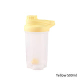 500ml/700ml Portable Water Bottle For Drink Plastic Leak Proof Sports Bottles Protein Shaker Water Bottle Drinkware BPA FREE