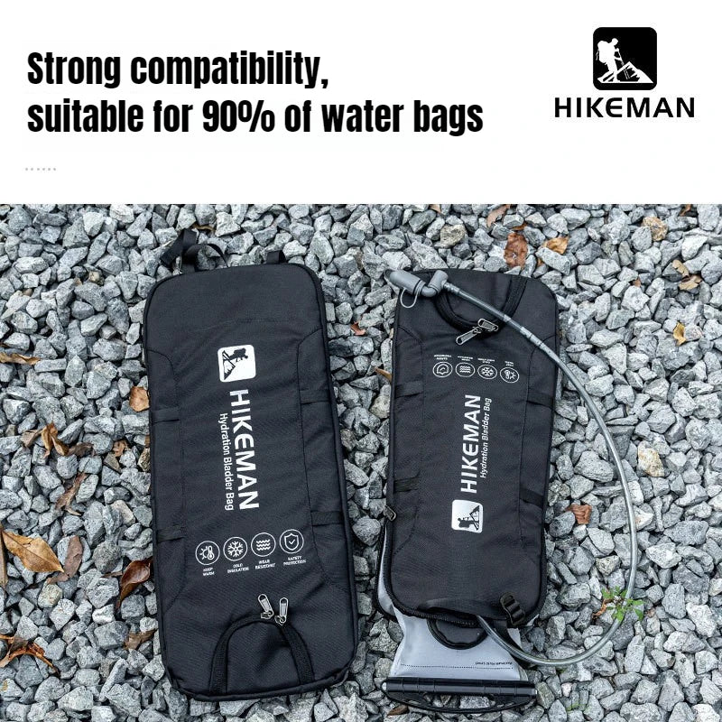 Water Resistant Insulated Hydration Bladder Sleeve, Protective Cover for 1-2L & 2-3L Water Bladder for Cycling & Hiking Outdoor